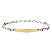 Bracciale Breil Uomo Tag and Cross in Acciaio Zirconia TJ3220 - TJ3220